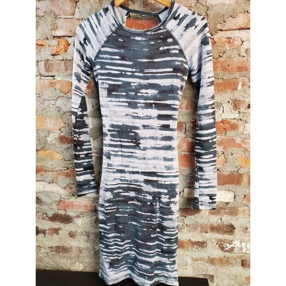 RACHEL Rachel Roy Dresses & Skirts - Rachel Roy Open Back Dress Womens Sz M Faded Long Sleeve Midi Stretchy
